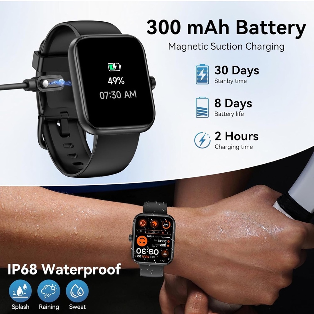 Smartwatch for men and women with Alexa built-in, fitness tracker - Picture 7 of 8